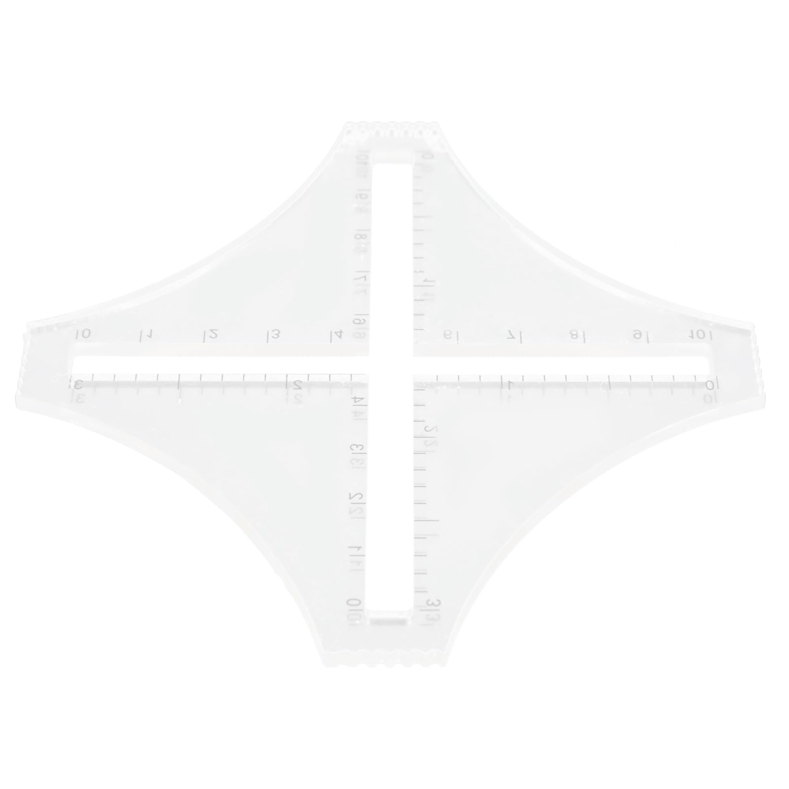 Righello per trapuntatura Fai da Te in plastica Trasparente, Set di Modelli a Quattro Angoli per Artigianato, Cucito Professionale, Regalo