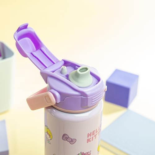 Zak Designs Sanrio Hello Kitty 20oz Leak-Proof Travel Water Bottle