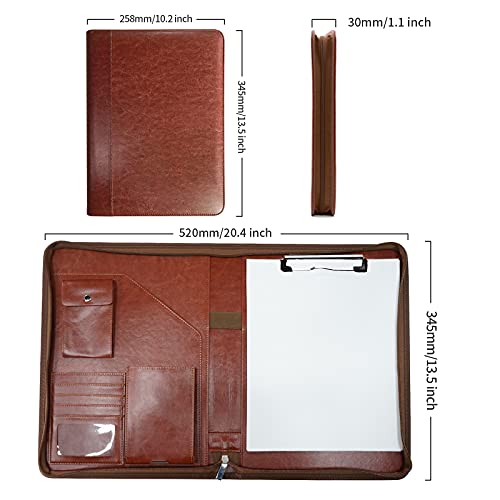 Wriyes 202N-A403-0001 Zippered Padfolio Organizer thumb #5