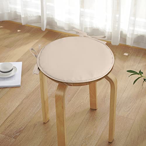 Tunkence Chair Mat Chair Cushions With Ties Round Garden Chair Pads Seat Cushion For Outdoor Bistros Stool Patio Dining Room For Patio Porch Swing Garden Kitchen #TOP2