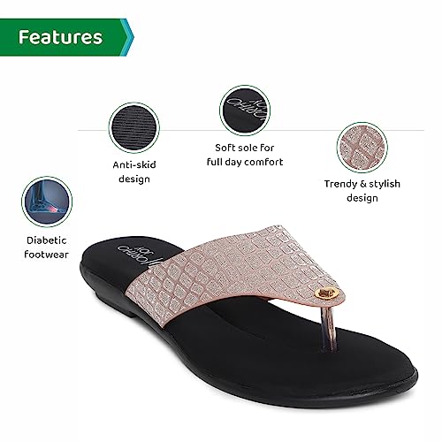 Image of ORTHO JOY Fancy doctor Sandals|| Stylish Comfortable Casual slippers for women