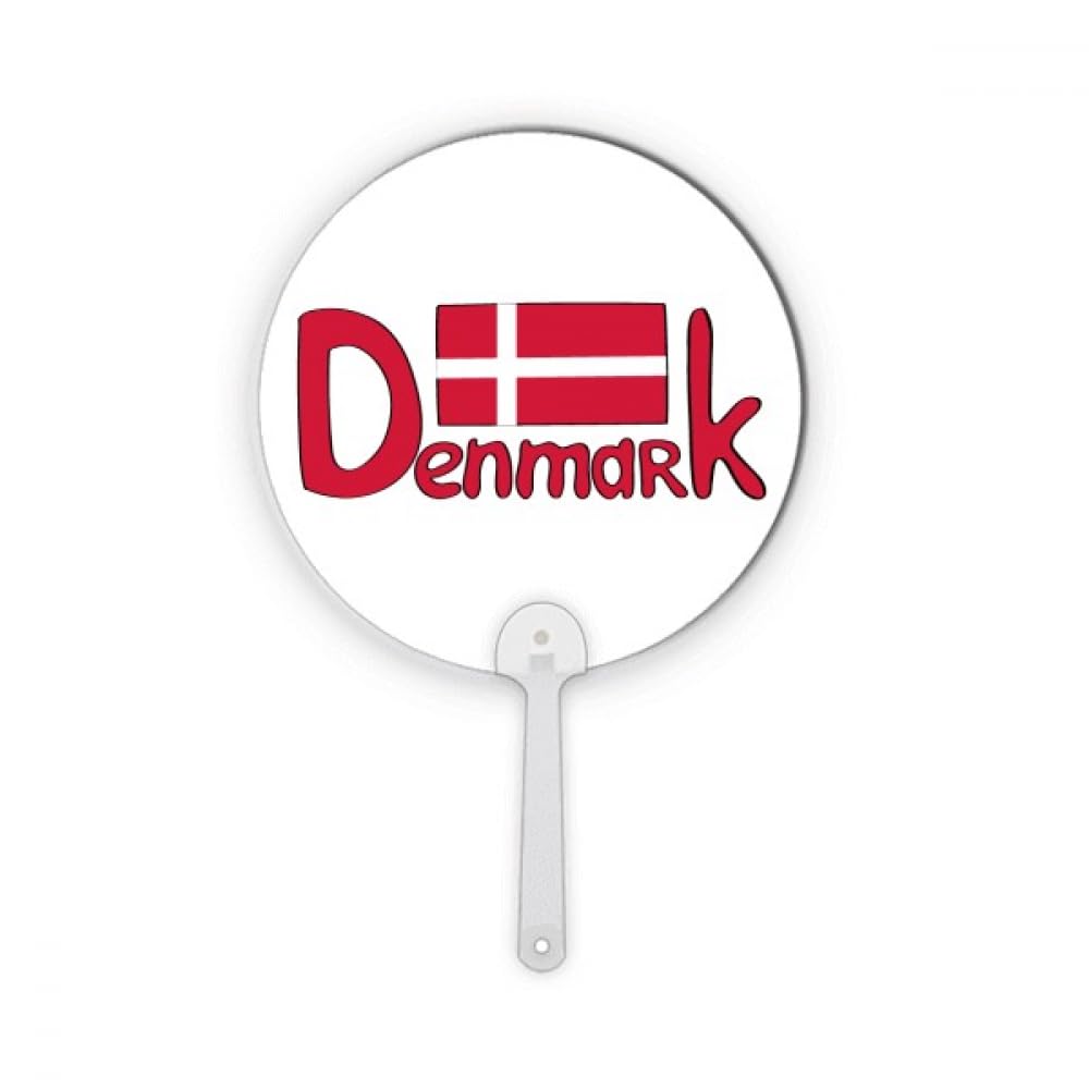 Drapeau national rouge rond pour personnaliser vos créations No/no Demark