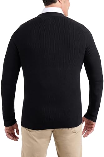 Suéter cárdigan hombre chaqueta de punto algodón X Ray cuello esmoquin 2