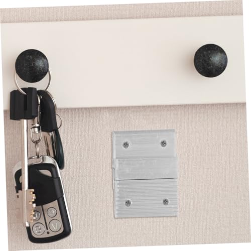Image of Uonlytech 1set Heavy-Duty Hanger Interlocking French Cleat Brackets for Secure Picture and Mirror Mounting Wall Hook for Art Display and Framing Supplies
