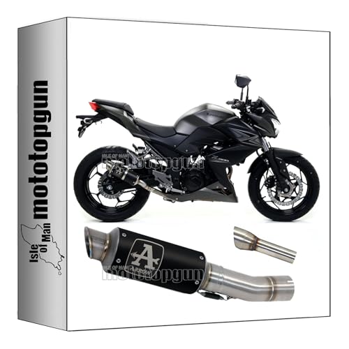 Échappement Arrow GP2 Nichrom Noir et Acier pour Kawasaki Z300 15-16 : L'Excellence Racing