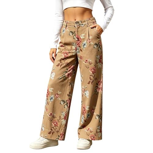 Pantalones bombachos de verano para mujer estilo hippie con bolsillos prácticos