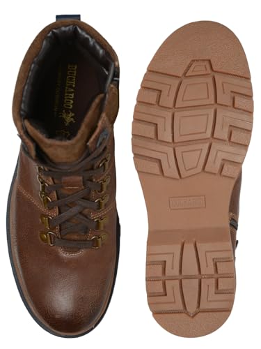 Image of Buckaroo CLASSIC CROME Genuine Leather Casual Boots For Mens