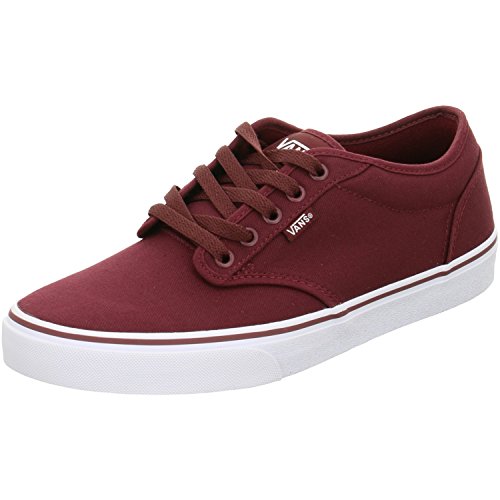 Vans メンズ シューズ Atwood キャンバス バーガンディ ウィンザー ワイン/ホワイト スケートスニーカー, バーガンディレッド, 11