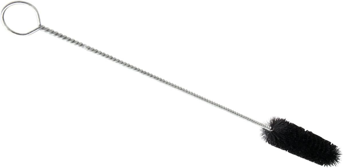 Forney 70487 Nylon Tube Brush with Wire Loop Handle, 15.5" x 1.25"