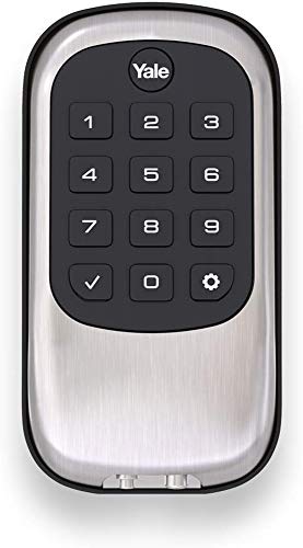 Yale B1L Lock - Key-Free Keypad Deadbolt in Satin Nickel