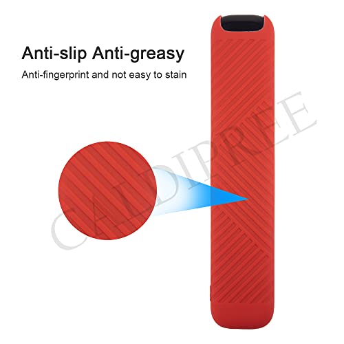 Image of Silicone Remote Cover Case Pouch Sleeve Compatible for TCL iFFALCON Smart LED TV Remote Cover with Loop (Grey)