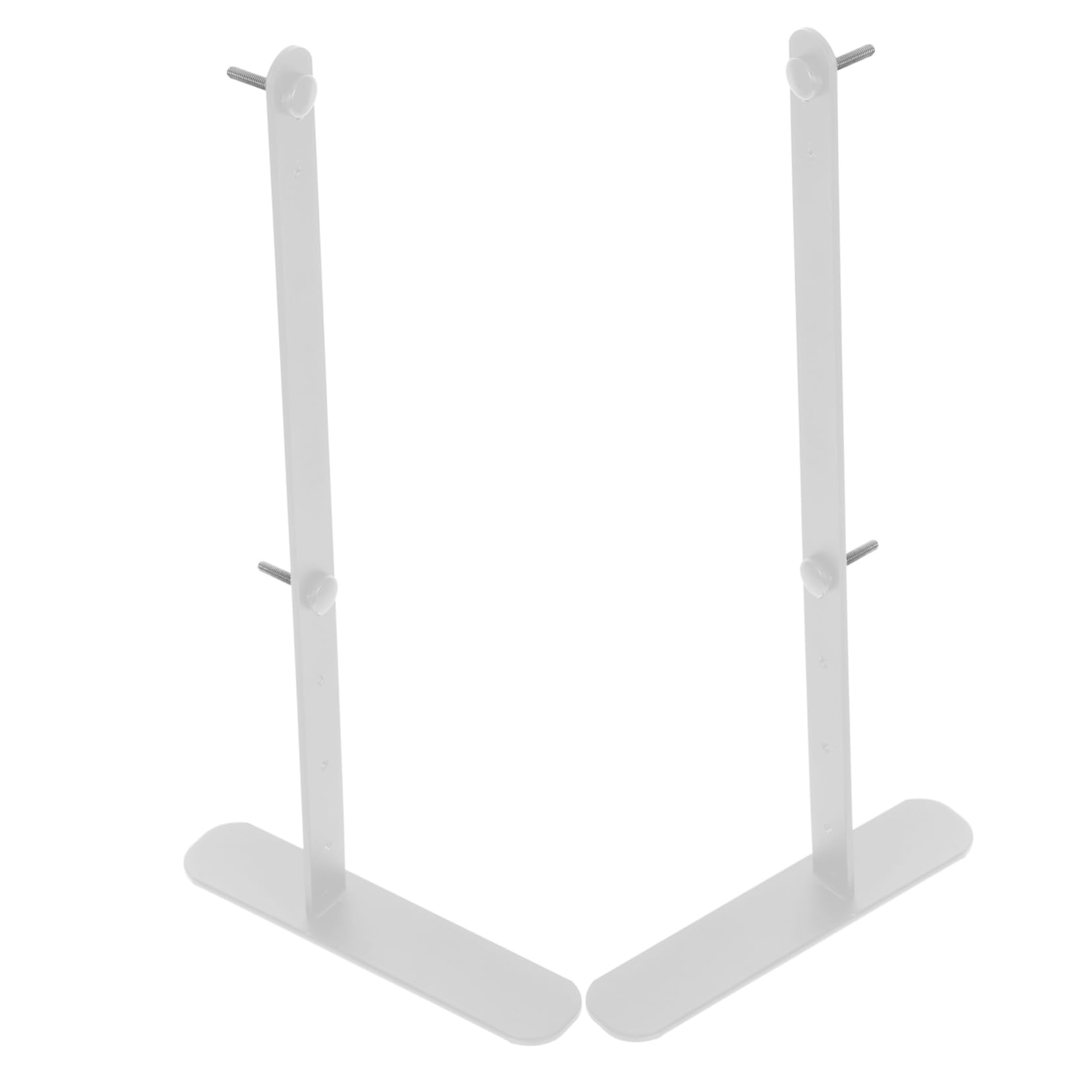 Gadpiparty 2pcs Desk Risers Height Adjustable Pegboard Panel Stand Office Desk Brackets for Accessories Display