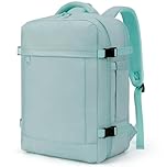 ETRONIK for NEW Ryanair Cabin Bags 40x30x20 Underseat, 25L Travel Backpack Hand Luggage Carry-on Airplanes Flight Bag, 40x30x20 Cabin Bag for Travelling Casual Daypack for Ryan Wizz Air, Green