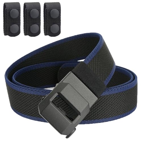 Gogodusk EDC Nylon Ratchet Belt Men′s Adjustable Sports Woven Waist Belt with Automatic Slide Buckle Quick Release