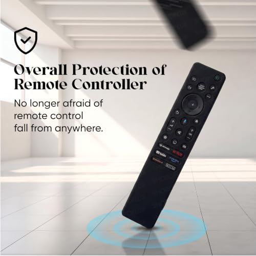 Image of SHOPOFLUX Silicone Cover Compatible with Sony Bravia Smart Tv Voice Remote Case with Lanyard [Remote NOT Included]