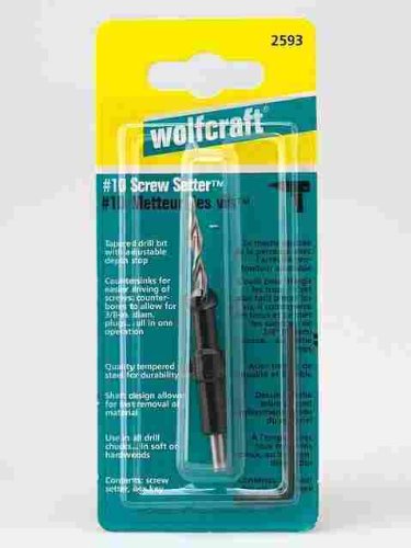 Wolfcraft 4.5 mm Dia. Steel Tapered Screw Setter 1/4 in. Hex Shank 1 pc.