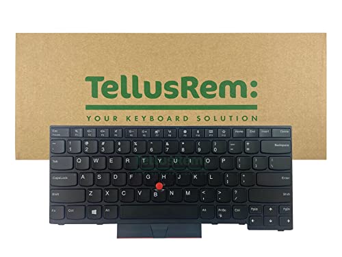 TellusRem �����pLenovo T480s ���M�����[ �u���b�N - US ��o�b�N���C�g�L�[�{�[�h Lenovo Thinkpad T480s T490 E490 L480 L490 L380 L390 L380 Yoga L390 Yoga E