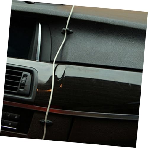 16 piezas de sujetacables para cargador clips para cables debajo del escritorio gestión de cables clips de unión miniatura 3