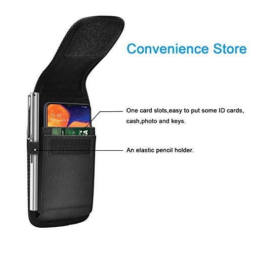 Tiflook FBA-11050040-2 For Samsung Galaxy S24 S23 S22 S21 S20 Fe S10 S9 A03S A13 A14 A23 A32 A51 A52 A53 A54 A71 Note 20 Ultra Note 10 Plus Holster Nylon Cell Phone Pouch Belt Holder Carrying Case thumb #3