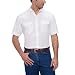 Produktbild ELY CATTLEMAN Herren Short Sleeve Solid Western Shirt Button-Down Hemd, weiß, XX-Large