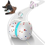 Muhhiba Interactive Dog Toys for Boredom, Bouncing Ball for Dogs with Motion Activated, Active Rolling Ball for Dogs