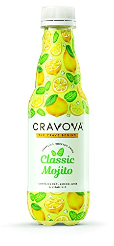 Image of CRAVOVA - THE CRAVE BEGINS Assorted Mocktail Of Classic Mojito | Green Apple Mojito| Watermelon Mojito | Peach Mojito | Orange Mojito | Pack Of 24-300ml each