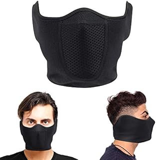 Oscenny Balaclava Half Face Mask Ski Mask Adjustable Hook and Loop Windproof for Bike Motorcycle Winter Outdoor Sports