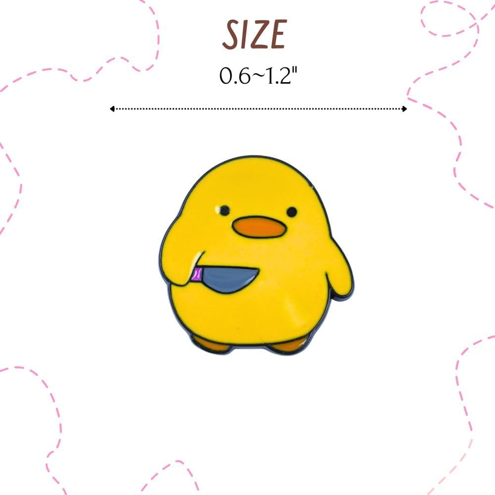 24 Pack Cute Enamel Backpack Pins, Fun Enamel Pins Bulk Set Cool Button Pins Aesthetic Pins Lapel P | IL