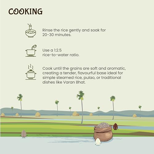 Image of Rajamudi Organics USDA Certified Authentic Rajamudi Rice (Unpolished) Organic Rajamudi Rice-15 Kg