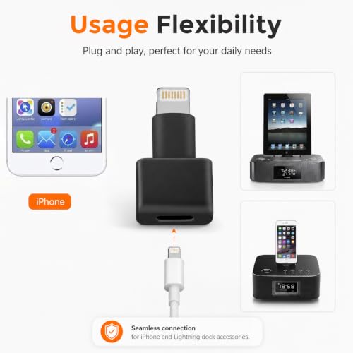 Image of Verilux 2 Pack Lighting to Type C Converter, Type C to Lighting Connector with Charging, Audio and Data Transfer, iPhone Charger Extension Male to Female Dock Extender for iPhone 14 13 12 11 X XS XR