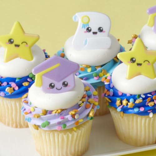 Anneaux de cupcakes DecoPac anti-stress | Décoration gâteau rapide 24 pièces