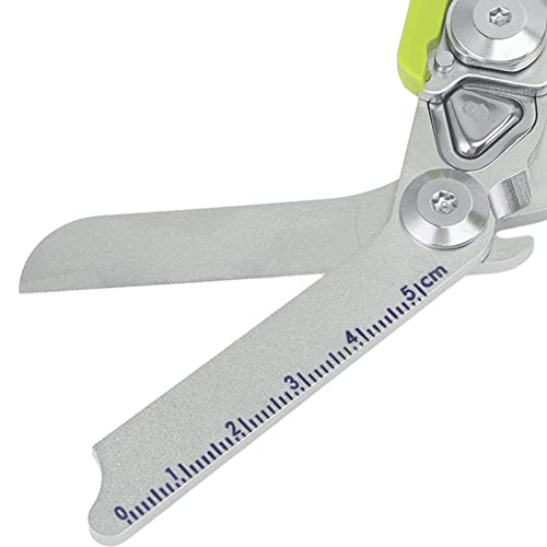 Alicate de Tesoura de Acampamento, Design de Proteção de Mão Tesoura de Emergência de Aço Inoxidável