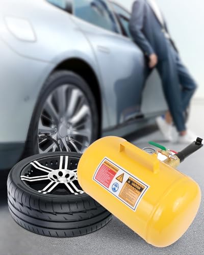 Image of ECCPP 5 Gallon Air Tire Bead Seater Blaster Tool Seating Tire Inflator Car Truck ATV Tractor Tank Heavy Duty (Yellow)
