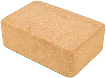 Cork Wood Yoga Block Exercise Fitness High Density Practice Tool Natural Non-Slip Brick Home Health Gym