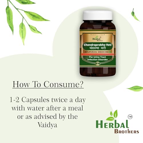 Image of HERBAL BROTHERS Chandraprabha Vati | 450 Mg | 120 Tablets, Pack of 2