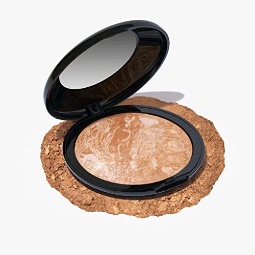 Laura Geller New York Baked Face And Body Frosting - Tahitian Ginger - Supersize 3 Oz - Illuminating Bronzer Powder - Weightless Creamy Texture - Apply Wet Or Dry #TOP23