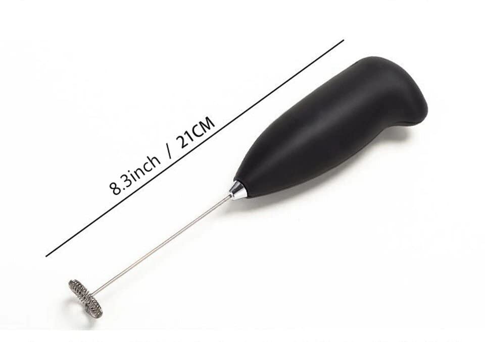 Image of GLUN Wireless Portable Milk Foam Maker Hand Blender Mixer Froth Whisker Latte Maker for Coffee, Juice, Cafe Latte, Espresso, Cappuccino, Lassi etc. (Black)
