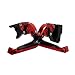 manetas moto Ajuste for Kawasaki Ninja 650R aptos for la ER-6F ER-6N 2009-2016 aptos for la Ninja 400R 2011 Motocicleta extensible freno maneta del embrague Puños ajustables de la manija maneta embrag
