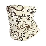 Protezione solare e antipolvere: Nelle giornate calde, le mascherine scaldacollo assorbono l'umidità più velocemente e si asciugano rapidamente, proteggendoti dall'eccessiva esposizione ai raggi nocivi del sole. Nelle giornate fredde, rappresentano uno strato di calore extra per orecchie, naso, bocca, testa, mani e collo.