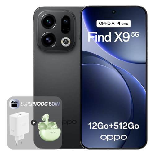 OPPO Find X9 5G 12+512 Go, Smartphone...