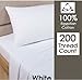 Produktbild RAYYAN LINEN'S WHITE 100% EGYPTIAN COTTON PAIR OF PILLOWCASES 200 THREAD COUNT 50 X 75 CM by RAYYAN LINEN