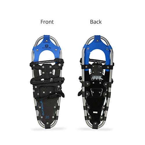 Outbound Snowshoes | Lightweight Aluminum Snowshoes | High-Density Polyethylene Decking with Posilock Binding System | 30 Inches - Thumbnail 2