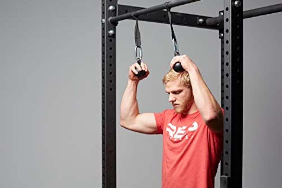 REP Fitness Cannonball Grips for Pullups, Grip and Strength Training, Carabiner and Straps to Hang from Power Rack, Home Gyms, or Mounted Pullup Bar Pullup Bars