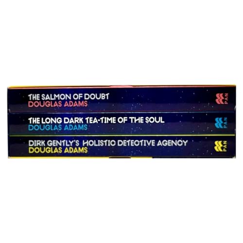 Image of The Complete Dirk Gently Trilogy Box Set Collection-Three Hilariously Holistic Adventures by Douglas Adams (Dirk Gently's Holistic Detective Agency, Long Dark Tea-Time of the Soul, Salmon of Doubt)