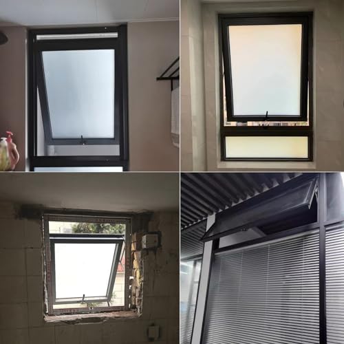 Ventana de ducha de repuesto con marco de aluminio resistente 7