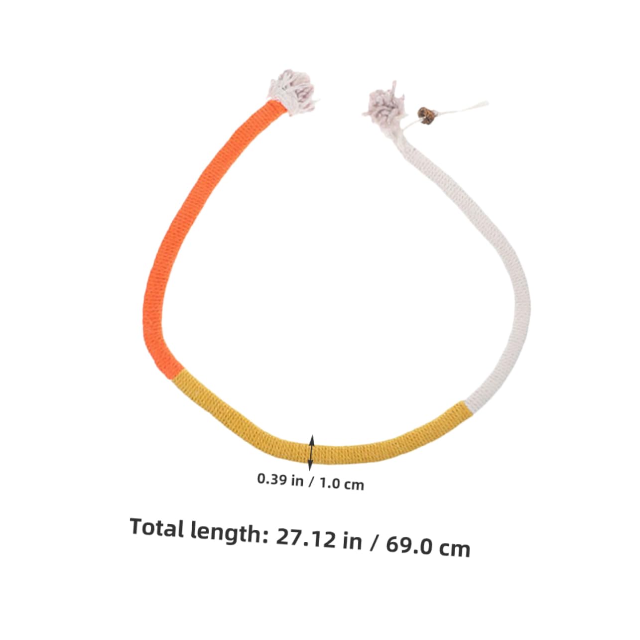 Yardwe 12 Pièces Corde À Mâcher pour Chat Jouets De Meulage De Voiture Jouet pour Chat Jouets De Meulage De Dents De Chat Corde De e De Dents De pour Animaux De