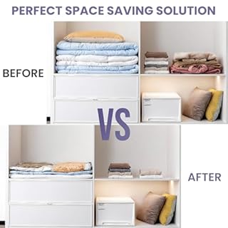 TAILI Sacchetti Sottovuoto Vestiti 6 Pezzi 120 x 100 CM Super Grande Sacchi Sottovuoto Riutilizzabili Buste Sottovuoto Vestiti Per Piumoni, Lenzuola, Cuscini e Coperte, Salvaspazio