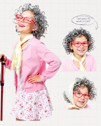 Disfraz de Abuela para Niñas 6-8 años miniatura 6