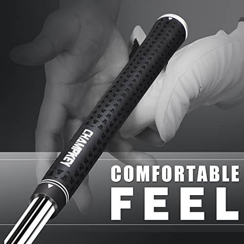Champkey Y-Lite Golf Grips 13 Pack With All Repair Kits | All Weather Performance Golf Club Grips | High Traction Golf Rubber Grip With Texture Control Technology #TOP3