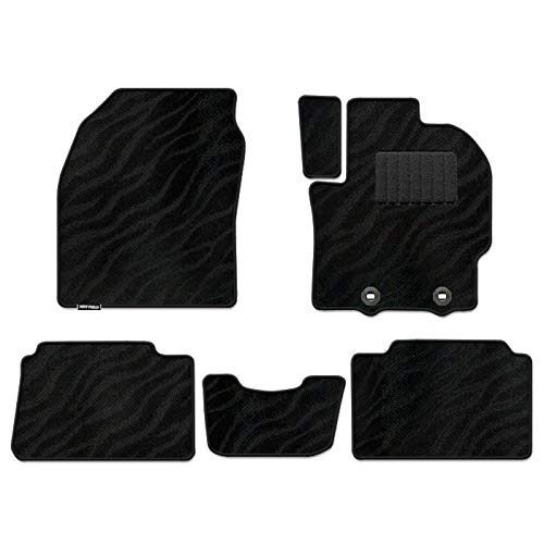 Hotfield トヨタ 互換品 新型 ヤリスクロス 10系 15系 2024年1月〜対応 フロアマット WAVEブラック ハイブリッド/4WD